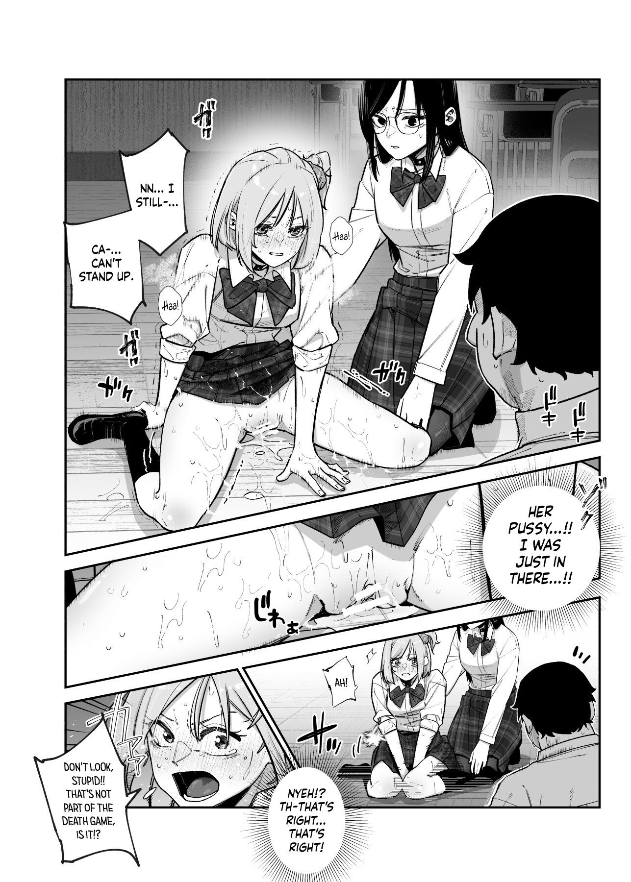 Hentai Manga Comic-We Have No Choice Because We're In A Death Game! EX 1st Period - Don't Act Disgusted, Got It!? Well, It's Not Like I'm Disgusted In The First Place-Read-10